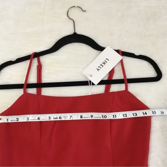 Likely Carter Midi Red Dress Sz.2